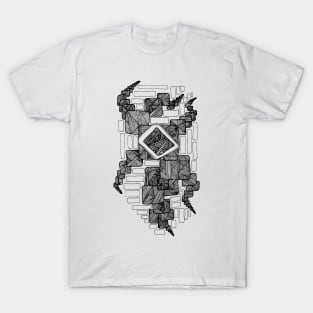 spiraling lines T-Shirt